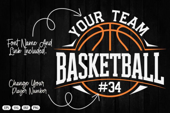 Download Basketball SVG Cut File: Team Logo Svg - Basketball Collection