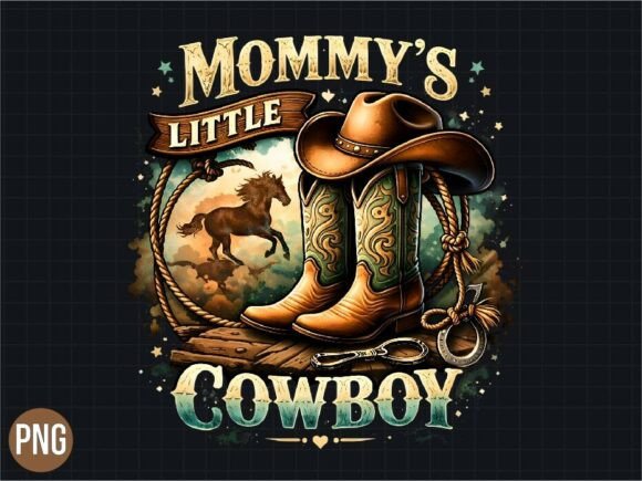 Download Mommys Little Cowboy Western Design PNG - Western design Collection
