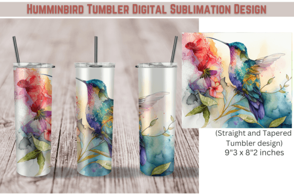 Download Hummingbird Tumbler | Digital Graphic - Digital graphic Collection
