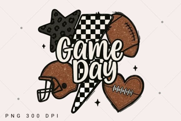 Download Glitter Football Png, Game Day Football - Glitter Collection