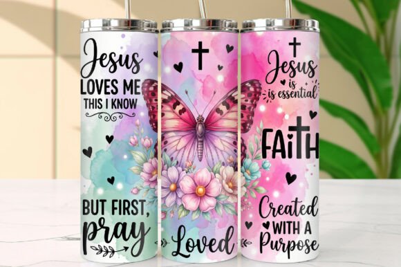 Download Christian 20oz Skinny Tumbler Wrap PNG - Christia Collection