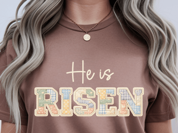 Download He is Risen PNG, Quilted Easter Christia - Christia Collection
