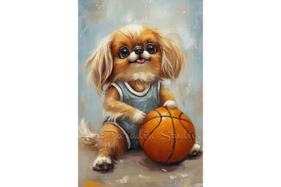Download Pekingese Basketball Prints for Mens - Basketball Collection