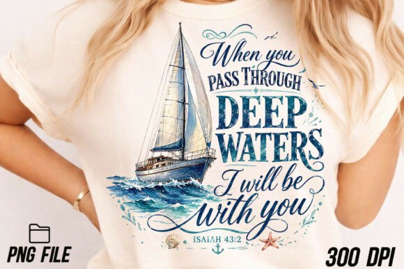 Download Deep Waters Christian Graphic PNG - Christia Collection