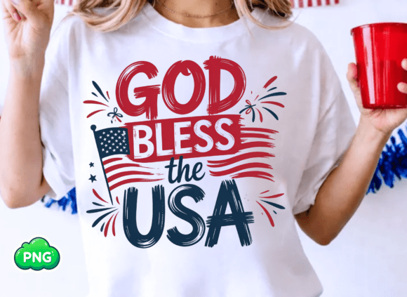 Download God Bless the USA Png,Christian 4th July - Christia Collection