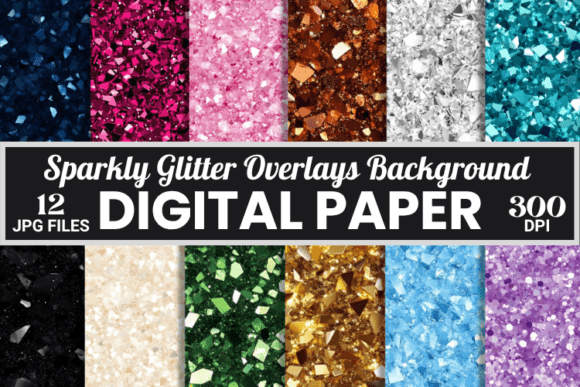 Download Mix Sparkly Glitter Backgrounds Papers - Glitter Collection