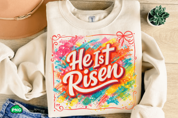 Download He is Risen Colorful Easter PNG,Christia - Christia Collection